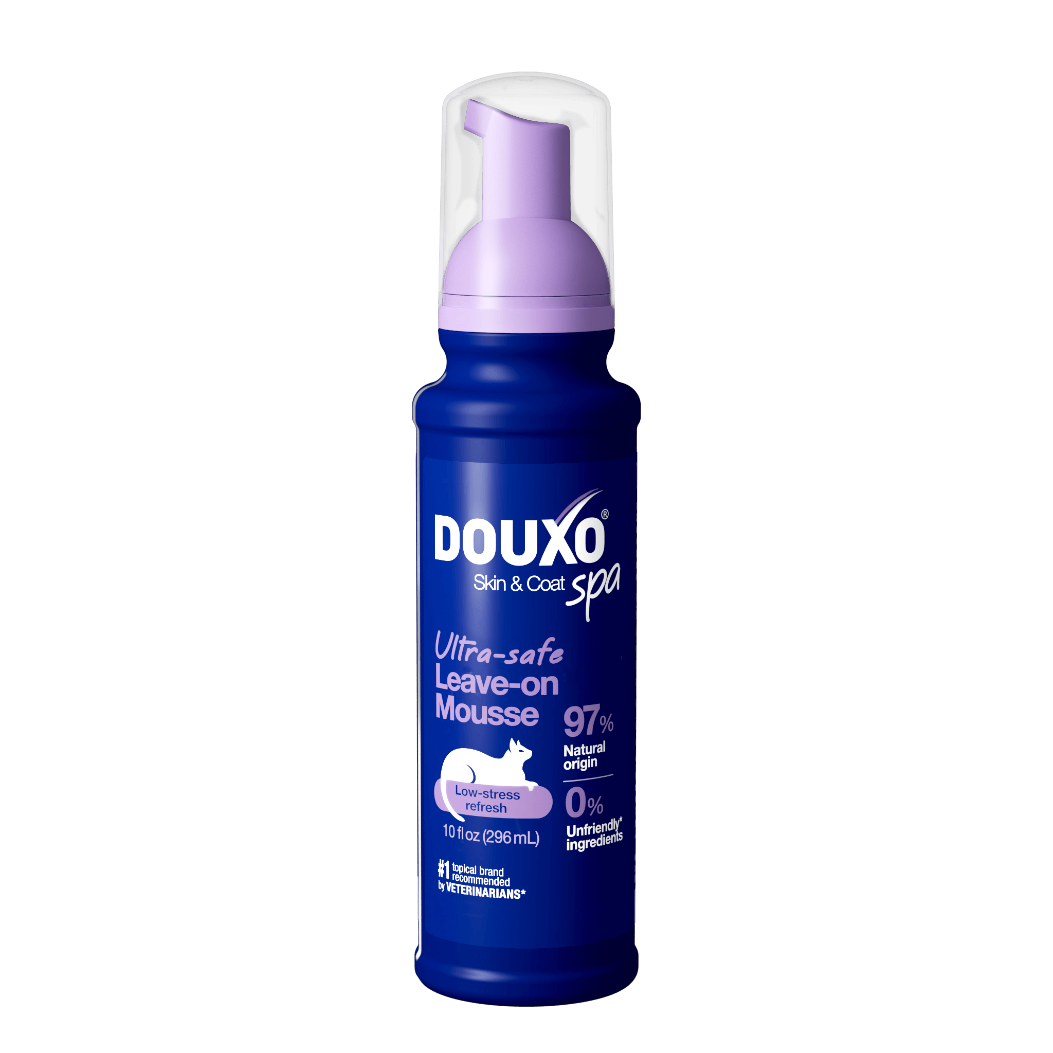 Pianka bez spłukiwania dla kotów DOUXO® SPA Low-stress refresh cat Mousse